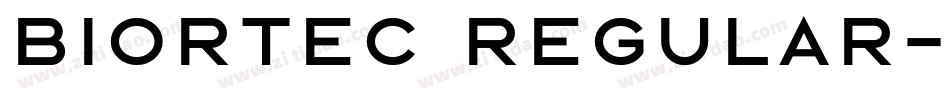 Biortec Regular字体转换